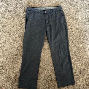 Under Armour UA Mens 40x32 Charcoal Tech Performance Golf Pants